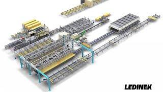 Complete production line for CROSS LAMINATED TIMBER CLT by Ledinek