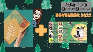 November 2022 Muse Kit Unboxing and Art Addicts Alliance Prompt