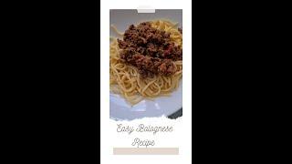 Quick Spaghetti Bolognese Recipe | MK Hub