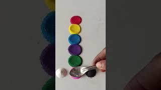Simple Rangoli| Satisfying Rangoli|Easy Rangoli Tips and Tricks| ASMR #rangoli#satisfying#asmr#viral