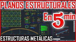 Como generar PLANOS de ESTRUCTURAS METÁLICAS FÁCIL y RÁPIDO  con CYPE 3D y AutoCAD