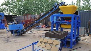 QT4-24 small cement concrete block making machine for hollow blocks and pavement bricks pavers