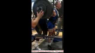 Colby Knapp 605 Pounds Squat Single