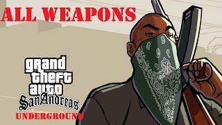 GTA Underground All Weapons