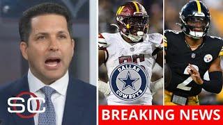 ESPN SC | Adam Schefter UPDATE on Cowboys sign K.J. Henry, Steelers to start Justin Fields on Sunday