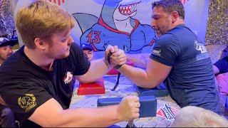 Brad Grundy vs Ernest Srtanz Arm Shark Armfights in Miami #armwrestling