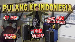 WOW MANTAP BGT!! MENDADAK PULANG KE INDONESIA!! KESAMPAIAN NAIK QSUITE QATAR AIRWAYS!!