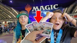 Giving Random People Modern Horizons 3 Booster Packs at MagicCon