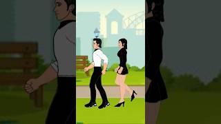 Romantic Scene At The Park 2 #funny #cartoon #shorts