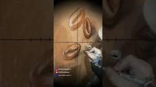 painting with airbrush on wall #shorts نقاشی با ایربراش روی دیوار