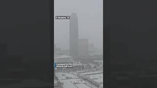 EarthCam Captures 'Once-in-a-Lifetime' Gulf Coast Snowstorm