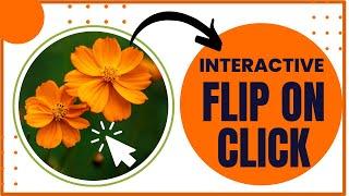 Easy Flip on Click Effect in PowerPoint ( Interactive Animation}