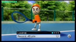 Gutterball34 Plays: Wii Sports Episode 1: Tennis Training