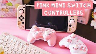 CUTE PINK MINI NINTENDO SWITCH CONTROLLERS REVIEW | CYBERSWITCH GYRO MINI CONTROLLERS