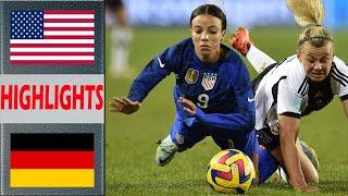 USA vs Germany Extended Highlights & All Goals | Pre-Match Women's Football Olympic Games 2024