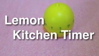 Lemon Kitchen Timer