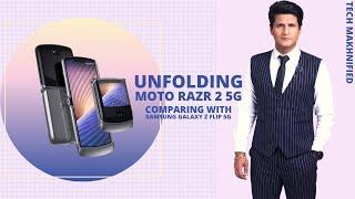 Unfolding the Moto RAZR 2 5G & comparing it with the Samsung Flip 5G