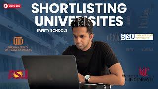 How to Shortlist Universities and Pick Safety Schools | MS in USA