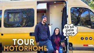 TOUR do MOTORHOME artesanal RENAULT MASTER | Casa completa! Tem até banheiro