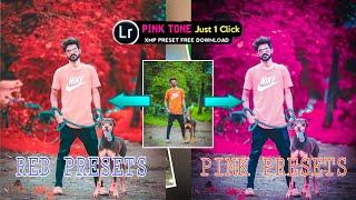 PINK TONE PRESETS - Lightroom Mobile Editing Tutorial | Pink color correction Tutorial in Lightroom