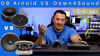 DOWN4SOUND PRO AUDIO 6.5" D4S-65 V2 VS Deaf Bonce Arnold 6.5 Midrange speaker sound Battle