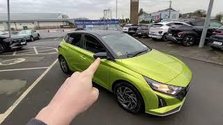 Colour Demonstration - Lucid Lime with 2 Tone Roof - Hyundai i20