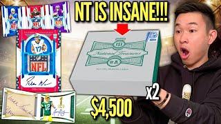 THE NEW NT IS THE CRAZIEST ONE YET!  2023 Panini National Treasures Football FOTL Hobby Box Review