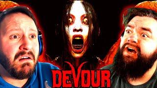 ESCAPE the SPIDERS! My Desperate Struggle for SURVIVAL in DEVOUR! #devour @Iangoesto100