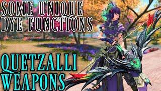 NEW Augmented Quetzalli Tomestone Weapons +Dyes (FFXIV Patch 7.05)