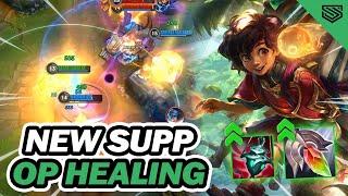 NEW ENCHANTER SUPPORT HAS INSANE HEALING  Milio Wild Rift Gameplay