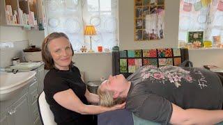 ASMR Migraine Relief :Kinesiology, Abdominal Massage & Neck Release | Unintentional ASMR Real Person