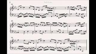 Classical piano composition - Courante in c minor