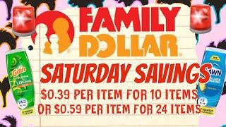 FAMILY DOLLAR SATURDAY SCENARIOS$3.92 FOR $25.97 IN ITEMS SODA $0.59 EACH‼️MUST DO DEALS