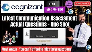 Cognizant Communication Assessment Round Question | Actual Live Questions | Cognizant Hiring Drive