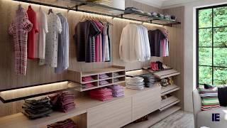 Inspired Elements - Linear Walk-In Fitted Wardrobes London - Luxury Wardrobes