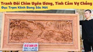 Báo Giá Bức Tranh Phu Thê Viên Mãn Siêu Víp Gỗ Hương