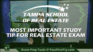 Most Important Study Tip For Real Estate Exam