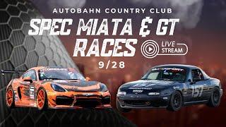 Spec Miata and GT Racing