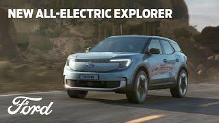 This is the New All-Electric Explorer. This is Exploring Reinvented.