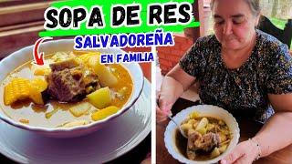 COMO HACER SOPA DE RES SALVADOREÑA 