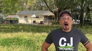 SHE is ANGRY with Her OWN SISTER, so we GAVE her a FREE LAWN MAKEOVER