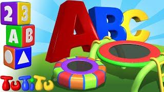 ️️Fun Toddler ABC Learning with TuTiTu Trampoline toy  TuTiTu Preschool and songs