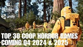 TOP 30 NEW COOP HORROR GAMES COMING Q4 2024 AND 2025!