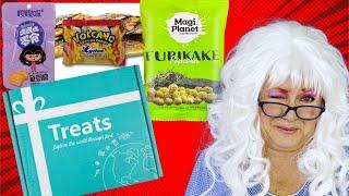 Granny McDonald Tries GROSS treats from Taiwan OH MY GOODNESS!