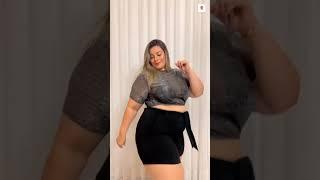 Jessica Praun, Curvy Fashion Model #shorts