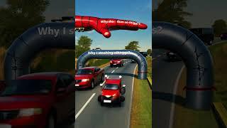 Giant Hand Said “YOU SHALL NOT PASS!” #shorts #beamngdrive #automobile #animation
