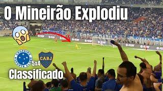 Épico Torcida do Cruzeiro explode Mineirão apos penalidades contra Boca Juniors