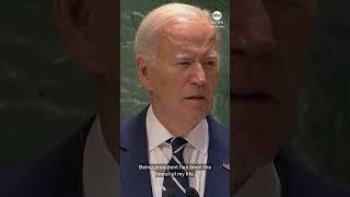 President Biden delivers final UN General Assembly address