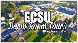 ECSU| VIKING TOWER| DORM ROOM TOURS| RESIDENCE HALL | PT 1 | CAMILLE DEADRA