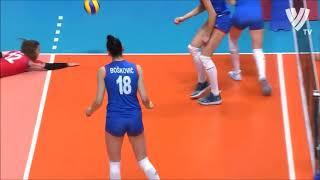 Ebrar Karakurt vs Serbia VNL 2019